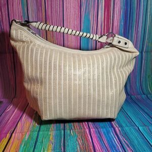 Prestigio Hobo Bag Cream with Metallic Gold NWOT